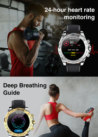 Thumbnail for AW13 Pro Stainless Steel Smart Watch: Bluetooth Calling, Heart Rate Monitor & Fitness Bracelet Functionality