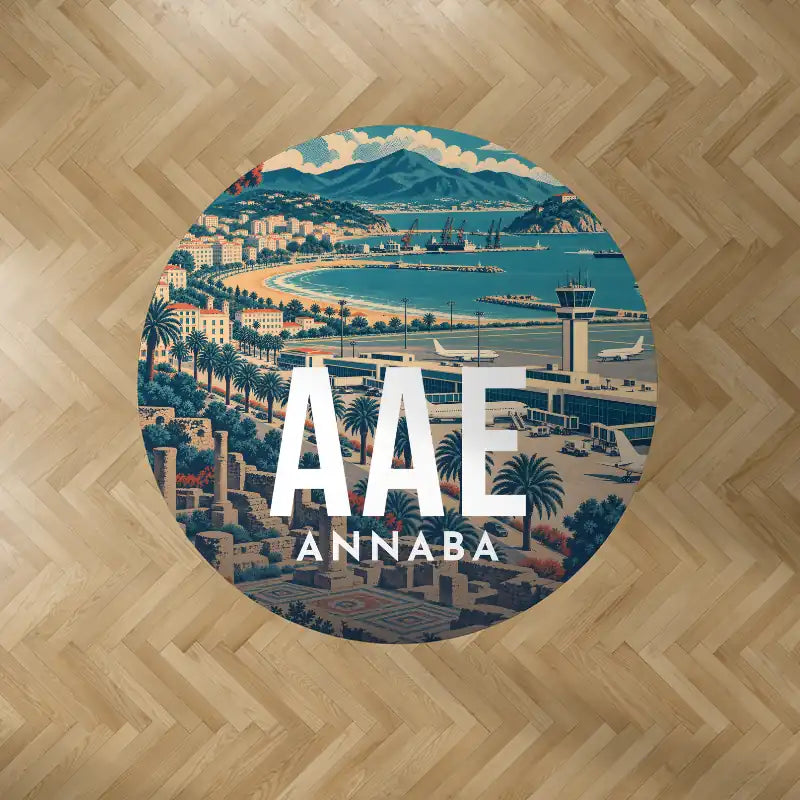 Rabah Bitat Airport (AAE) Carpets - Carpet Round - Scene V2
