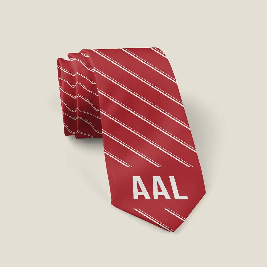 Aalborg Airport (AAL) Ties - Tie - Stripe - Red