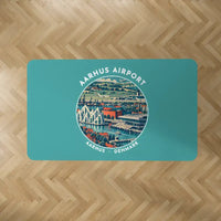Thumbnail for Aarhus Airport (AAR) Carpets - Carpet Rectangle - Badge - Turquoise