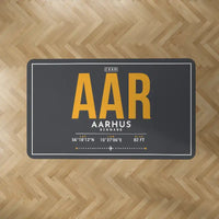 Thumbnail for Aarhus Airport (AAR) Carpets - Carpet Rectangle - ID Tag - Dark Gray V2