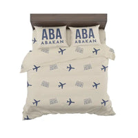 Thumbnail for Abakan International Airport (ABA) Bedding Sets & Blankets - Bedding Set - Pattern - Beige