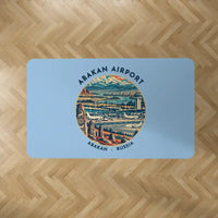 Thumbnail for Abakan International Airport (ABA) Carpets - Carpet Rectangle - Badge - Light Blue V2