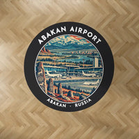 Thumbnail for Abakan International Airport (ABA) Carpets - Carpet Round - Badge - Black