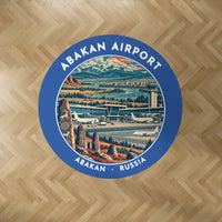 Thumbnail for Abakan International Airport (ABA) Carpets - Carpet Round - Badge - Blue V2