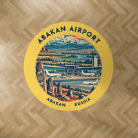 Thumbnail for Abakan International Airport (ABA) Carpets - Carpet Round - Badge - Yellow V2