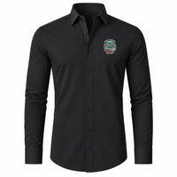 Thumbnail for Abakan International Airport (ABA) Shirts - Long Sleeve Shirt - Badge - Black