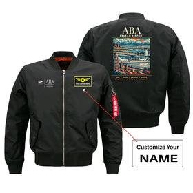 Abakan International Airport (ABA) Bomber Jacket
