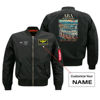 Thumbnail for ABA - Poster - Bomber Jacket - Black + NAME