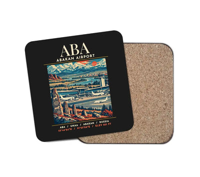ABA - Poster - Coaster - Black