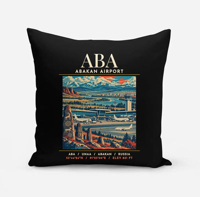 ABA - Poster - Pillow - Black