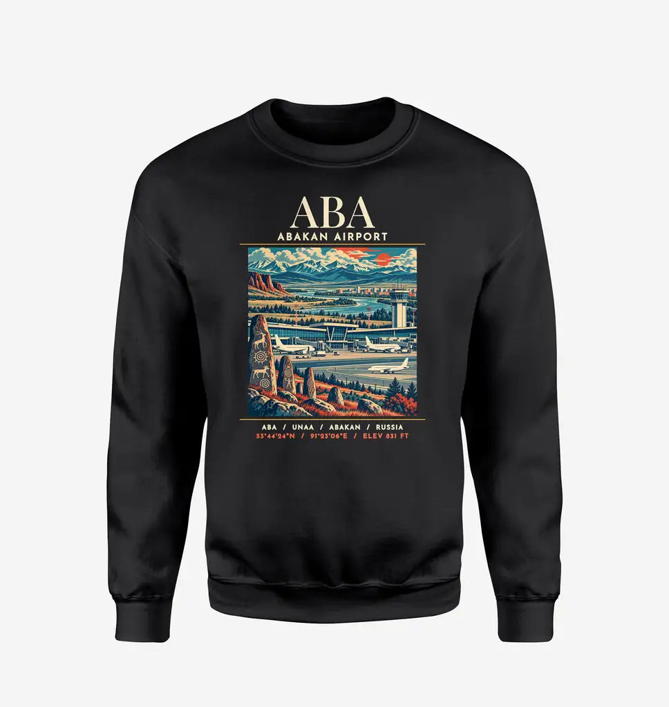 ABA - Poster - Sweatshirt - Black