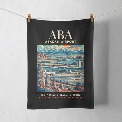 ABA - Poster - Towel - Black
