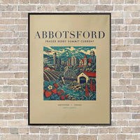 Thumbnail for ABBOTSFORD - Poster - Canvas Framed - Beige