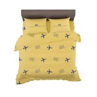 Thumbnail for Lehigh Valley International Airport Allentown-Bethlehem-Easton (ABE) Bedding Sets & Blankets - Bedding Set - Pattern - Yellow