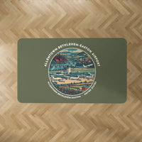 Thumbnail for Lehigh Valley International Airport Allentown-Bethlehem-Easton (ABE) Carpets - Carpet Rectangle - Badge - Green Army V2