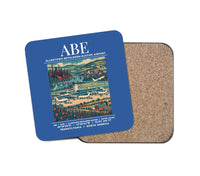 Thumbnail for ABE - Poster - Coaster - Blue