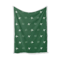 Thumbnail for Félix Houphouët-Boigny International Airport (ABJ) Bedding Sets & Blankets - Blanket - Pattern - Green