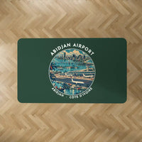Thumbnail for Félix Houphouët-Boigny International Airport (ABJ) Carpets - Carpet Rectangle - Badge - Dark Green V2