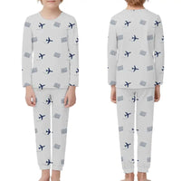 Thumbnail for Félix Houphouët-Boigny International Airport (ABJ) Pajamas - Children Pajamas - Light Gray