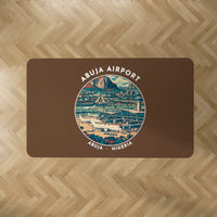 Thumbnail for Nnamdi Azikiwe International Airport (ABV) Carpets - Carpet Rectangle - Badge - Brown V2