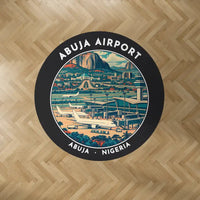 Thumbnail for Nnamdi Azikiwe International Airport (ABV) Carpets - Carpet Round - Badge - Black V2