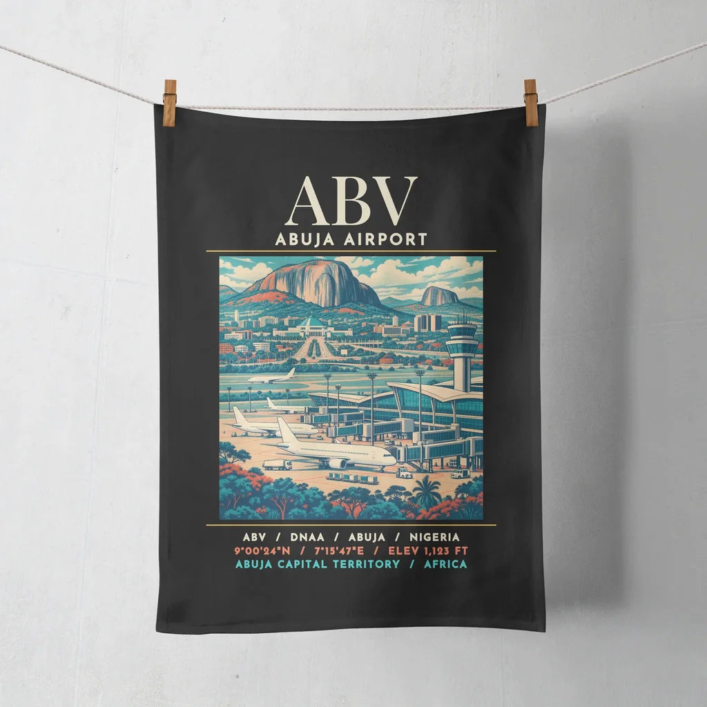 ABV - Poster - Towel - Black