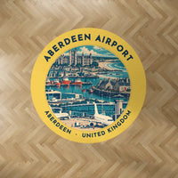 Thumbnail for Aberdeen International Airport (ABZ) Carpets - Carpet Round - Badge - Yellow