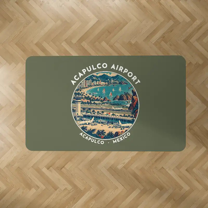 Acapulco International Airport (ACA) Carpets - Carpet Rectangle - Badge - Green Army V2