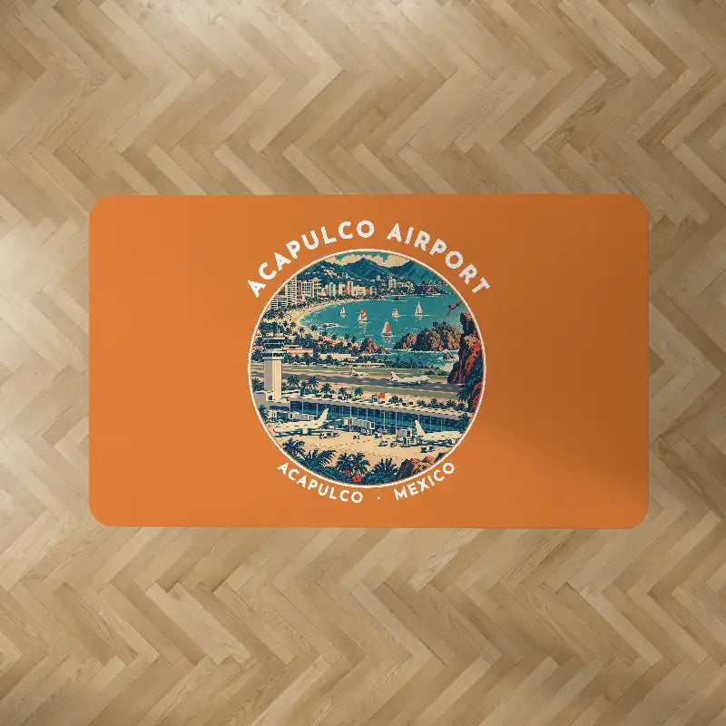 Acapulco International Airport (ACA) Carpets - Carpet Rectangle - Badge - Orange