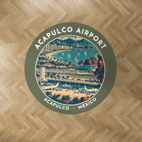 Thumbnail for Acapulco International Airport (ACA) Carpets - Carpet Round - Badge - Green Army