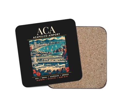 ACA - Poster - Coaster - Black