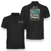 Thumbnail for ACA - Poster - Double-Side Polo - Black