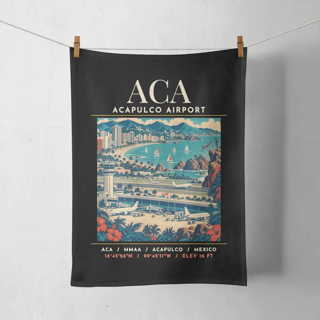 ACA - Poster - Towel - Black