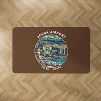 Thumbnail for Accra International Airport (ACC) Carpets - Carpet Rectangle - Badge - Brown V2