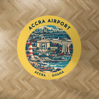 Thumbnail for Accra International Airport (ACC) Carpets - Carpet Round - Badge - Yellow