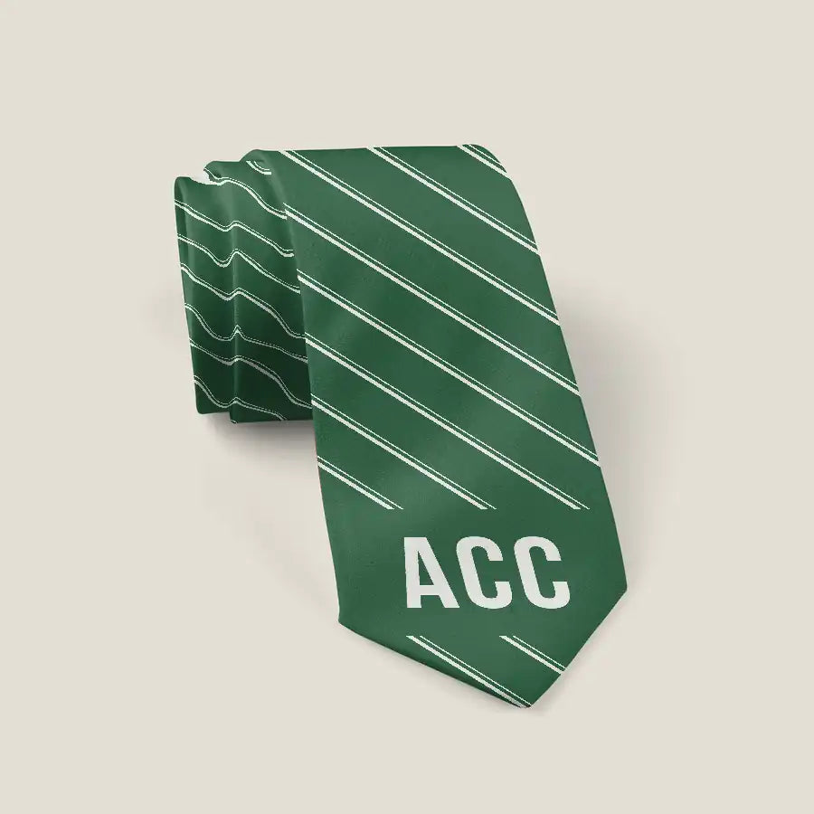Accra International Airport (ACC) Ties - Tie - Stripe - Green