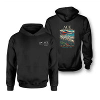 Thumbnail for ACE - Poster - Double-Side Hoodie - Black
