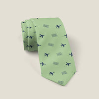 Thumbnail for César Manrique-Lanzarote Airport (ACE) Ties - Tie - Pattern - Light Green