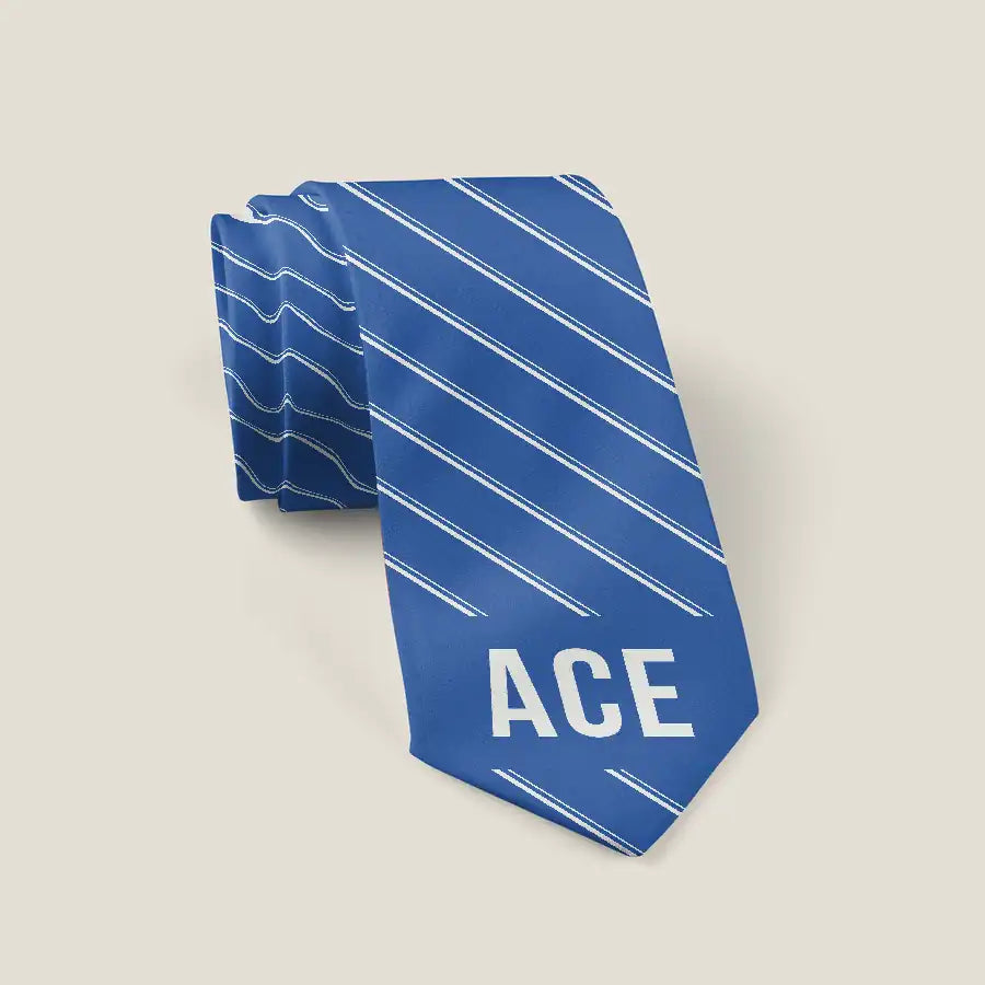 César Manrique-Lanzarote Airport (ACE) Ties - Tie - Stripe - Blue