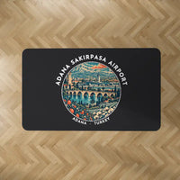 Thumbnail for Adana Sakirpasa Airport (ADA) Carpets - Carpet Rectangle - Badge - Black