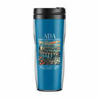 Thumbnail for Adana Sakirpasa Airport (ADA) Travel Mugs - Poster - Plastic (No Holder) - Light Blue