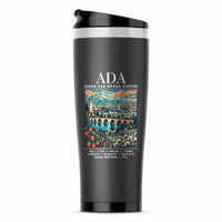 Thumbnail for Adana Sakirpasa Airport (ADA) Travel Mugs - Poster - Stainless Steel (No Holder) - Gray