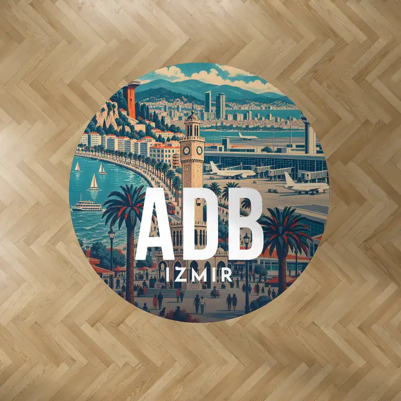 Izmir Adnan Menderes Airport (ADB) Carpets - Carpet Round - Scene V2