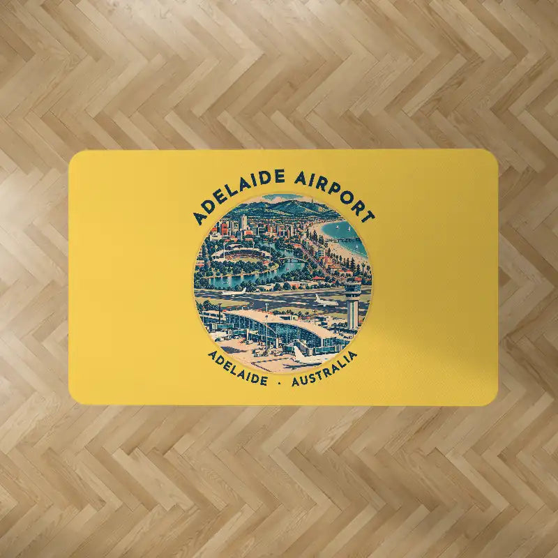 Adelaide Airport (ADL) Carpets - Carpet Rectangle - Badge - Yellow