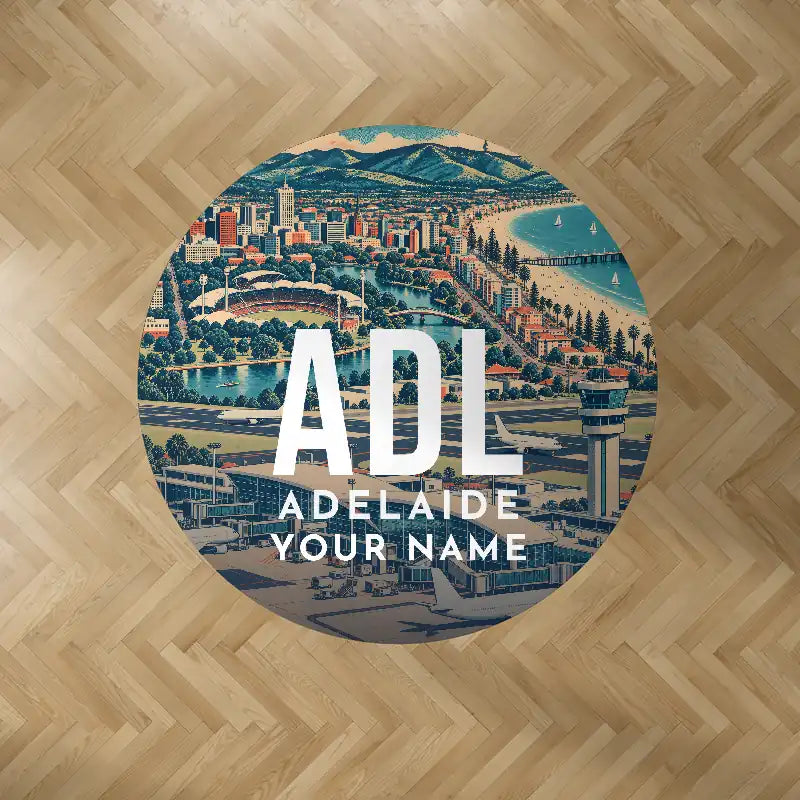 Adelaide Airport (ADL) Carpets - Carpet Round - Scene + Name