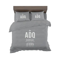 Thumbnail for Kodiak Airport (ADQ) Bedding Sets & Blankets - Bedding Set - ID Tag - Gray