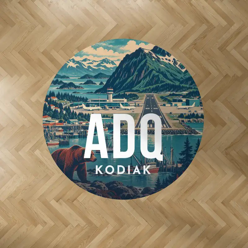 Kodiak Airport (ADQ) Carpets - Carpet Round - Scene V2