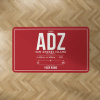 Thumbnail for Gustavo Rojas Pinilla International Airport (ADZ) Carpets - Carpet Rectangle - ID Tag + Name - Red V2