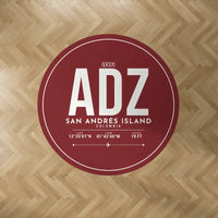 Thumbnail for Gustavo Rojas Pinilla International Airport (ADZ) Carpets - Carpet Round - ID Tag - Dark Red V2